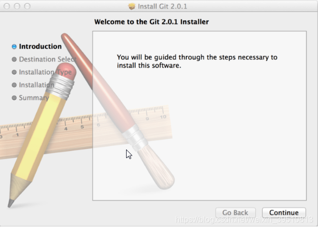 Git OS X 安装程序