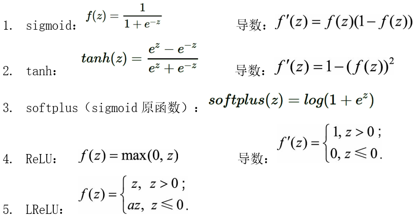 深度神经网络总结