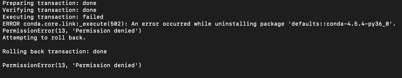 Ubuntu conda permission Denied xbs118 CSDN 