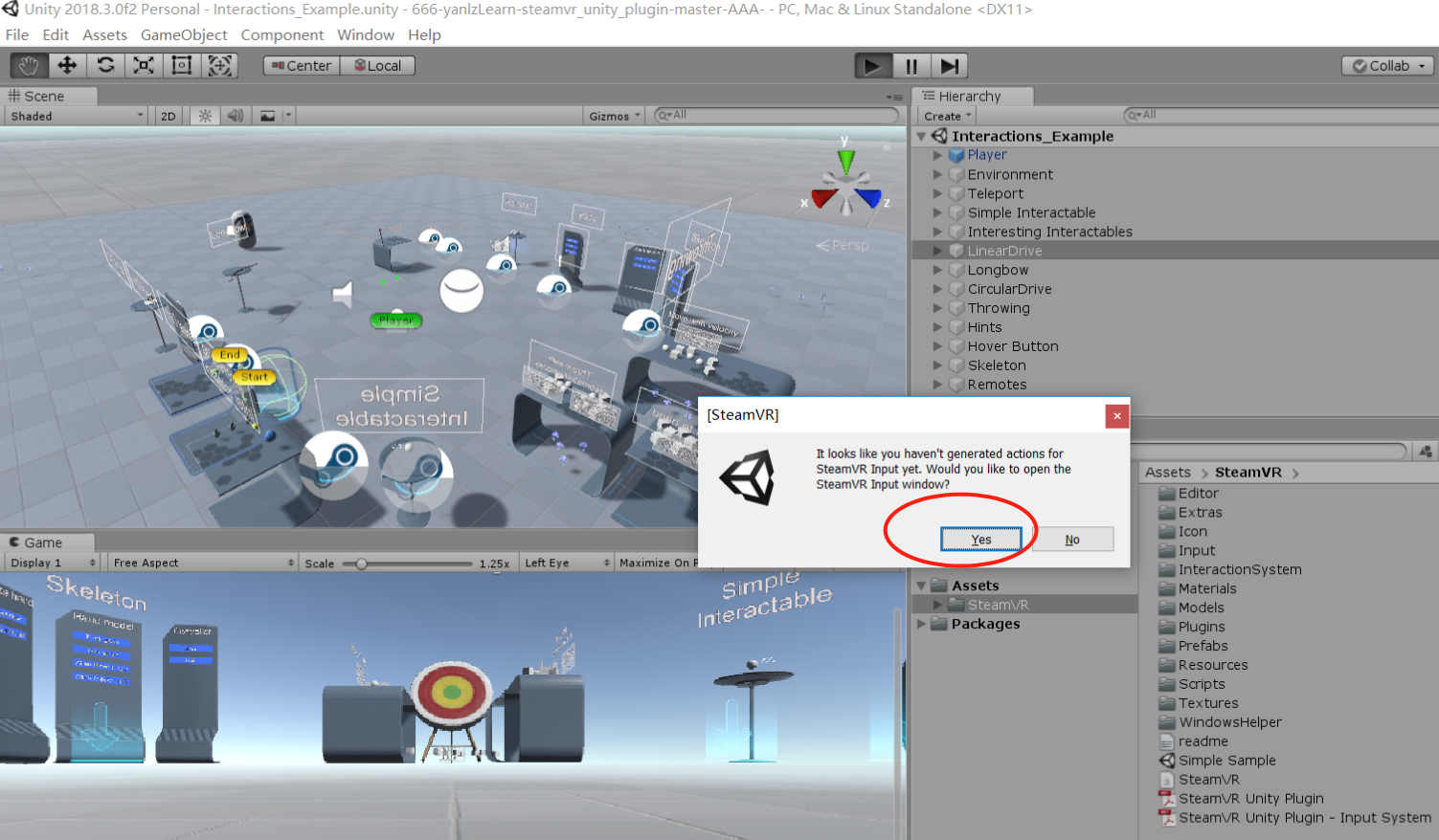 SteamVR2.0开发指南（Yanlz+Unity+SteamVR+Plugin+OpenVR+InputSystem+Kunckles ...