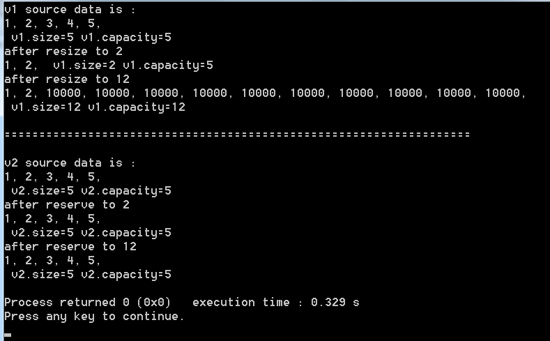 std::vector中resize()和reserve()区别