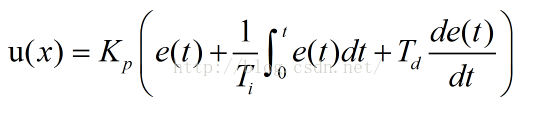 在这其中Kp为比例系数，Ti为积分时间常量，Td为微分时间常量。里插入图片描述