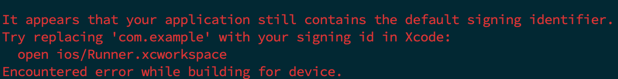 build 时可能遇到的错误