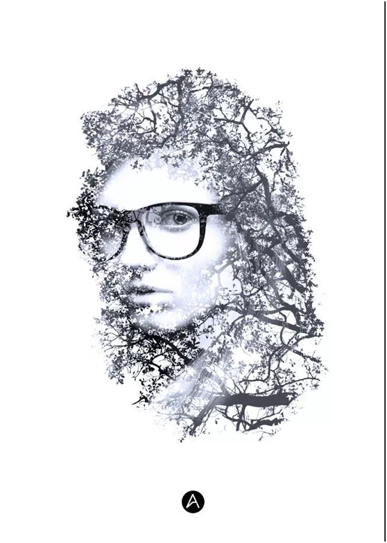 photoshop实现双重曝光效果教程(树木人脸)