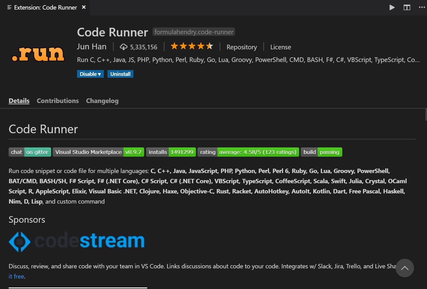 Vs Code多种代码运行插件推荐 Code Runner Pynickle的博客 程序员信息网 程序员信息网