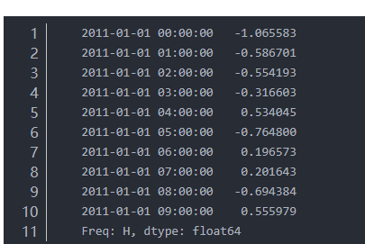 Pandas —— resample()重采样和asfreq()频度转换