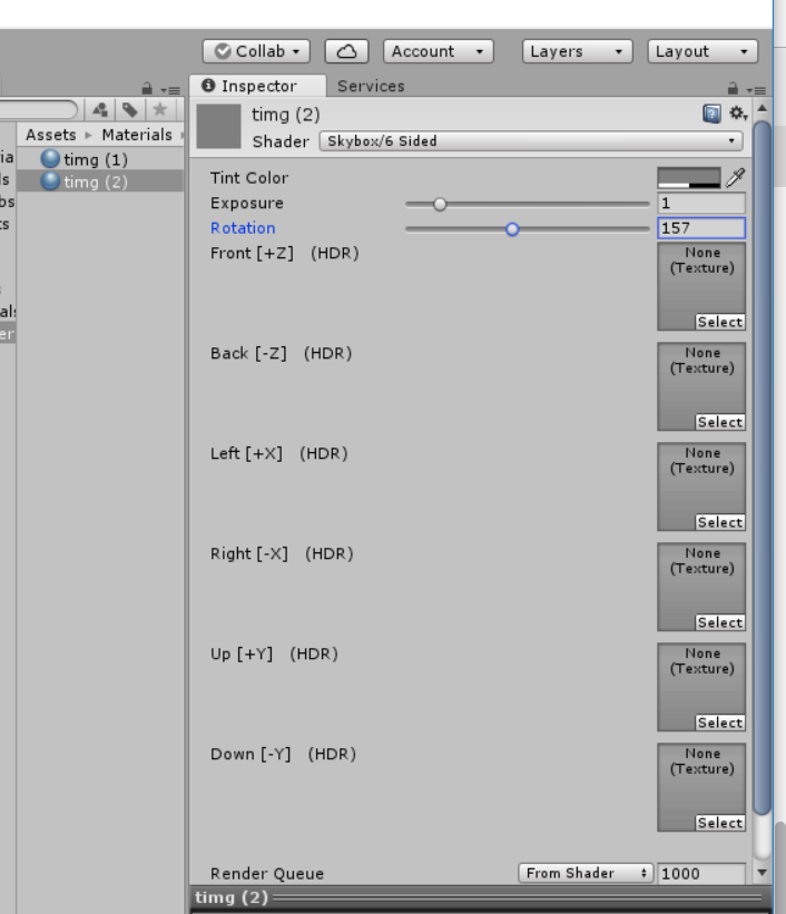 unity 天空盒介绍
