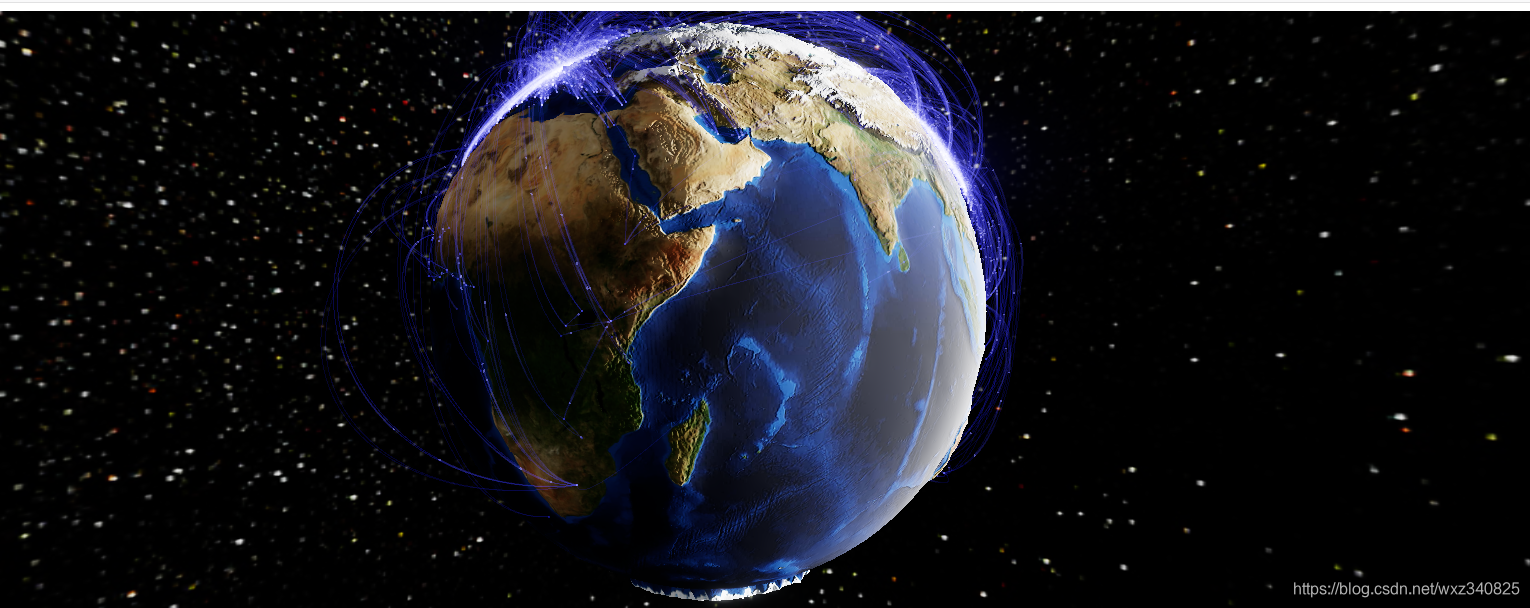 Echarts 3d地球带攻击路线 Wxz3405的博客 Csdn博客