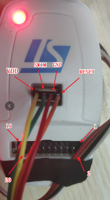 stlink v2引脚图图片