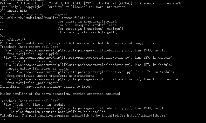 解决Conda虚拟环境中Importerror: Numpy.Core.Multiarray Failed To Import _天穹Tq的博客-Csdn博客