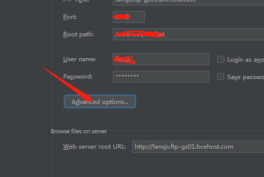 phpstorm ftp