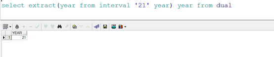 Oracle中extract（）函数