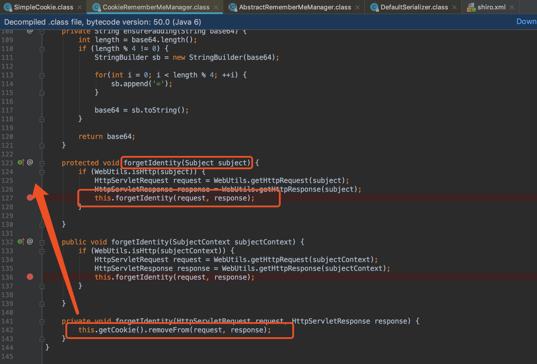 shiro使用简单记住我下次自动登录流程附cookie内容为deleteme的最终