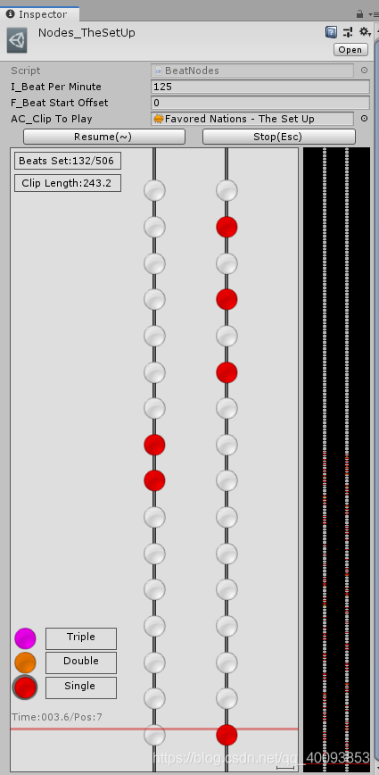 Unity3D Rhythm Node Creator