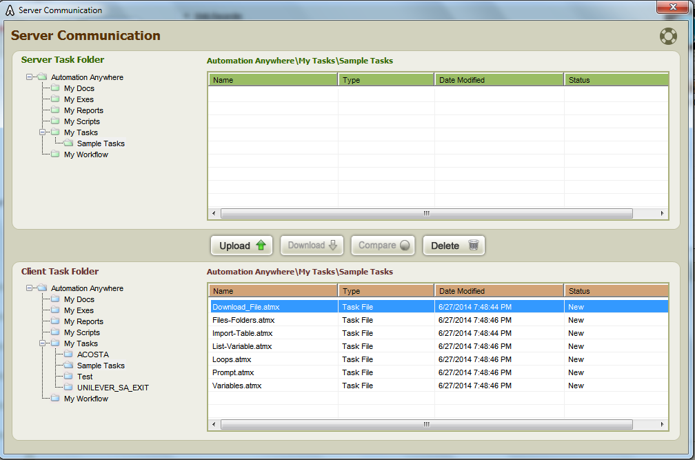 automation anywhere workflow