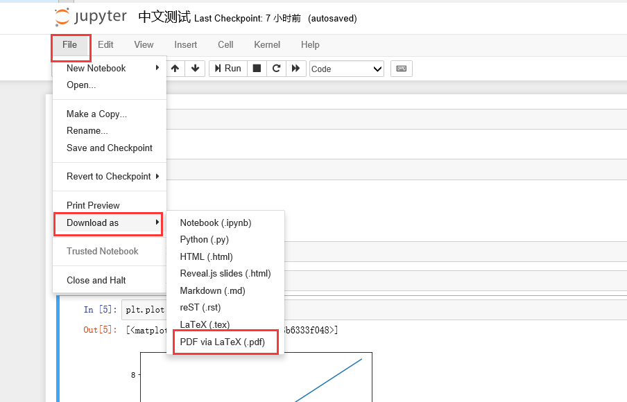 jupyter notebook 导出 pdf ——代码隐藏、标题及内容支持中文问题_jupyternotebook导出pdf隐藏代码-CSDN博客
