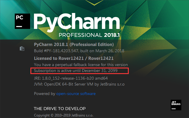 Python：PyCharm 永久破解方法，真的超超超超超超超超超级简单！！！