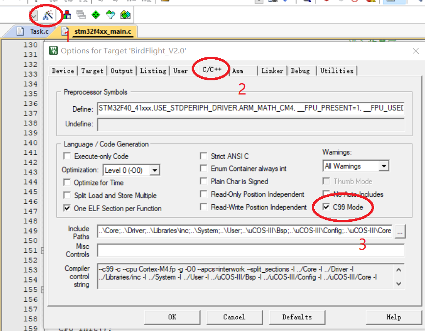 Keil Compile Appears: Error: Declaration May Not Appear After ...