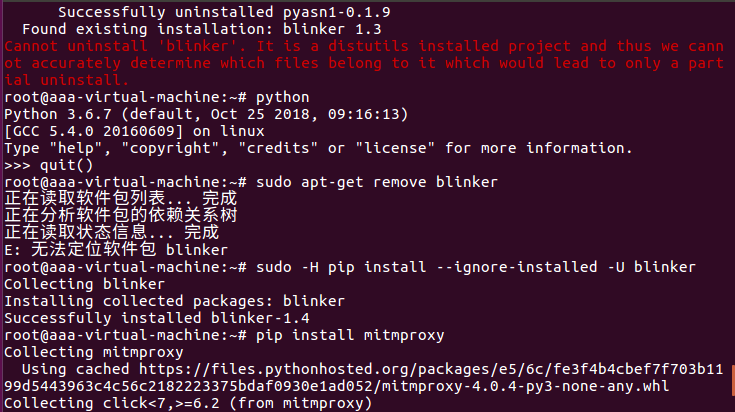 python3-6-pip-install-mitmproxy-cannot-uninstall-blinker-it-is-a