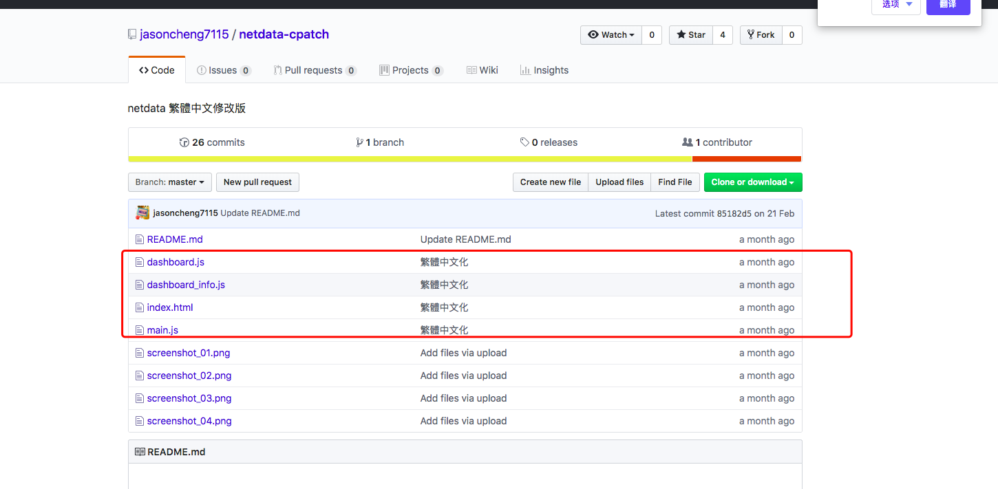 Netdata安装以及汉化