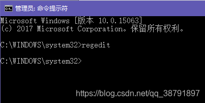 运行"regedit"