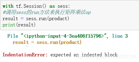 使用Jupyter和python报错expected an indented block_jupyuter出现expected an ...