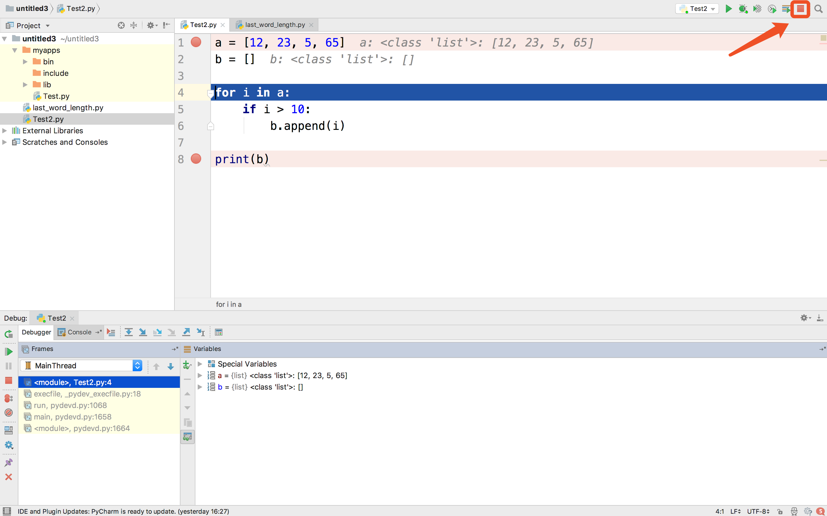 PyCharm 断点调试（Mac OS X）