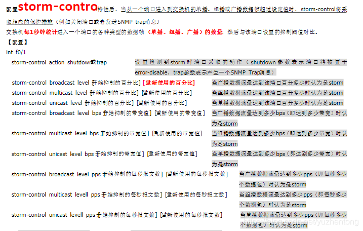 抑制广播风暴 各种发包