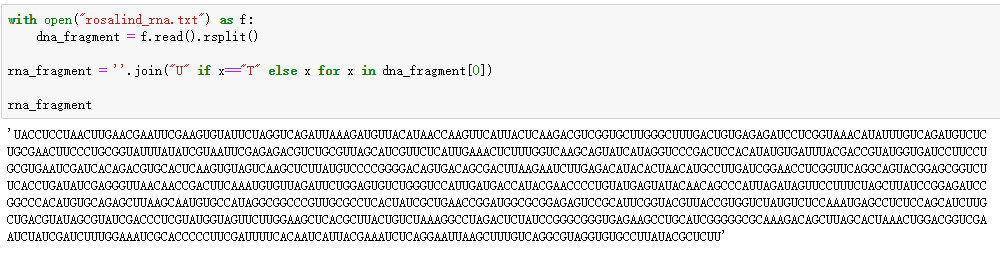 Python生物信息学⑤DNA转录RNA_将dna转化为rnapython-CSDN博客