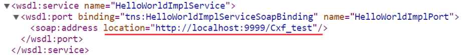 wsdl:service