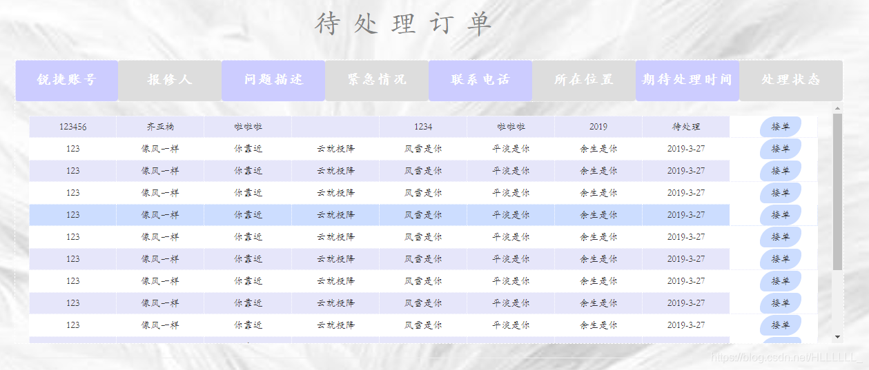 几款好看的css表格_用css美化table表格-CSDN博客