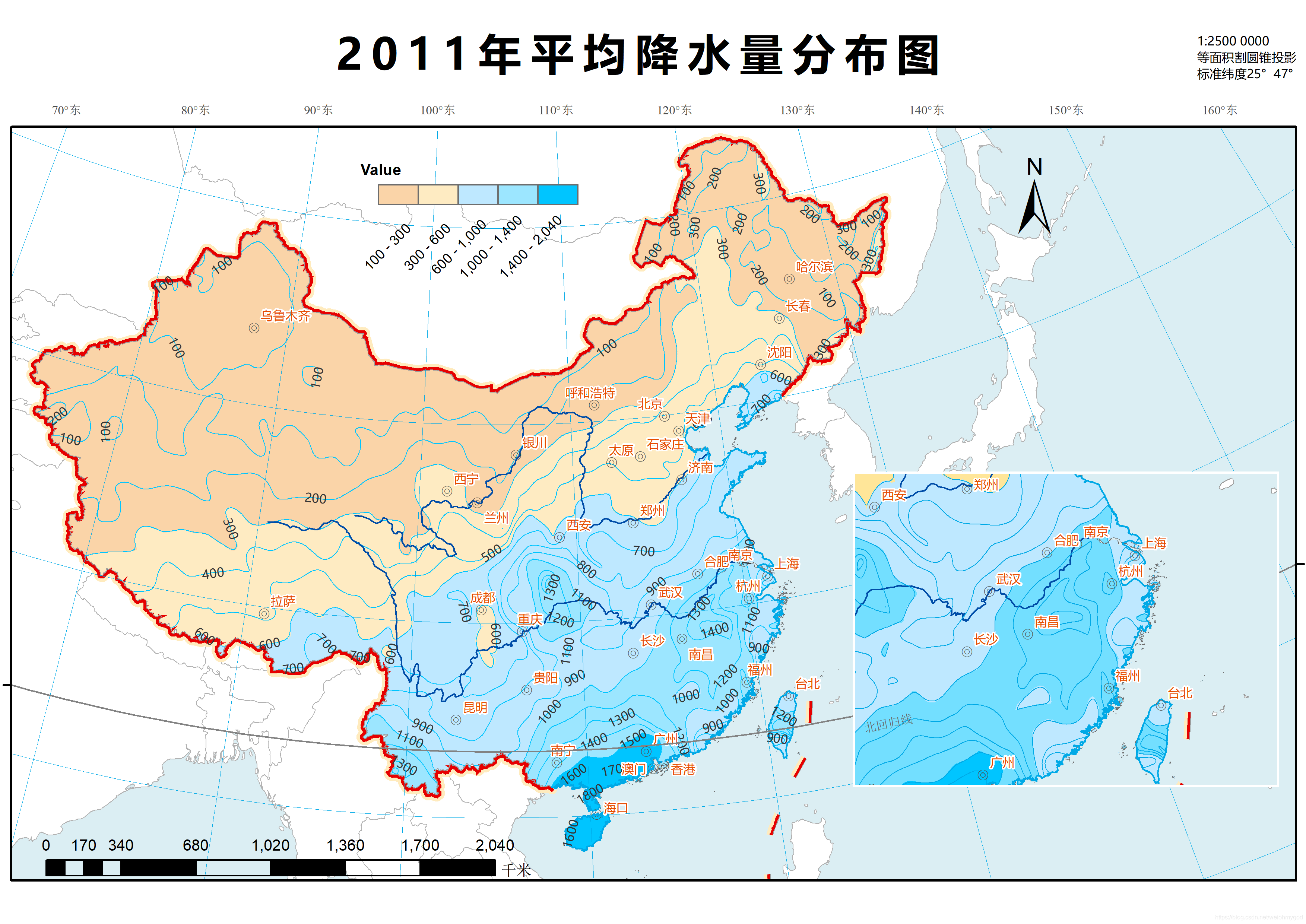 贵州省2021年1月上旬气象旱涝监测