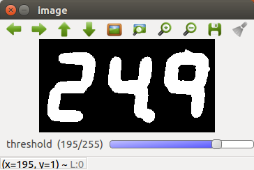opencv之使用滑动条动态调整阈值
