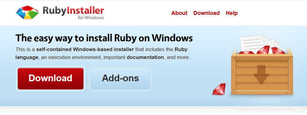 Ruby在windows下安装 Const Csdn博客