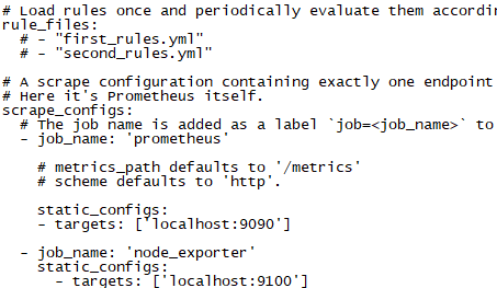 node exporter prometheus config