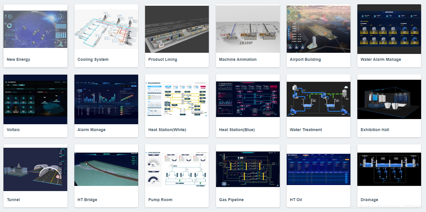 一些官网demo的截图