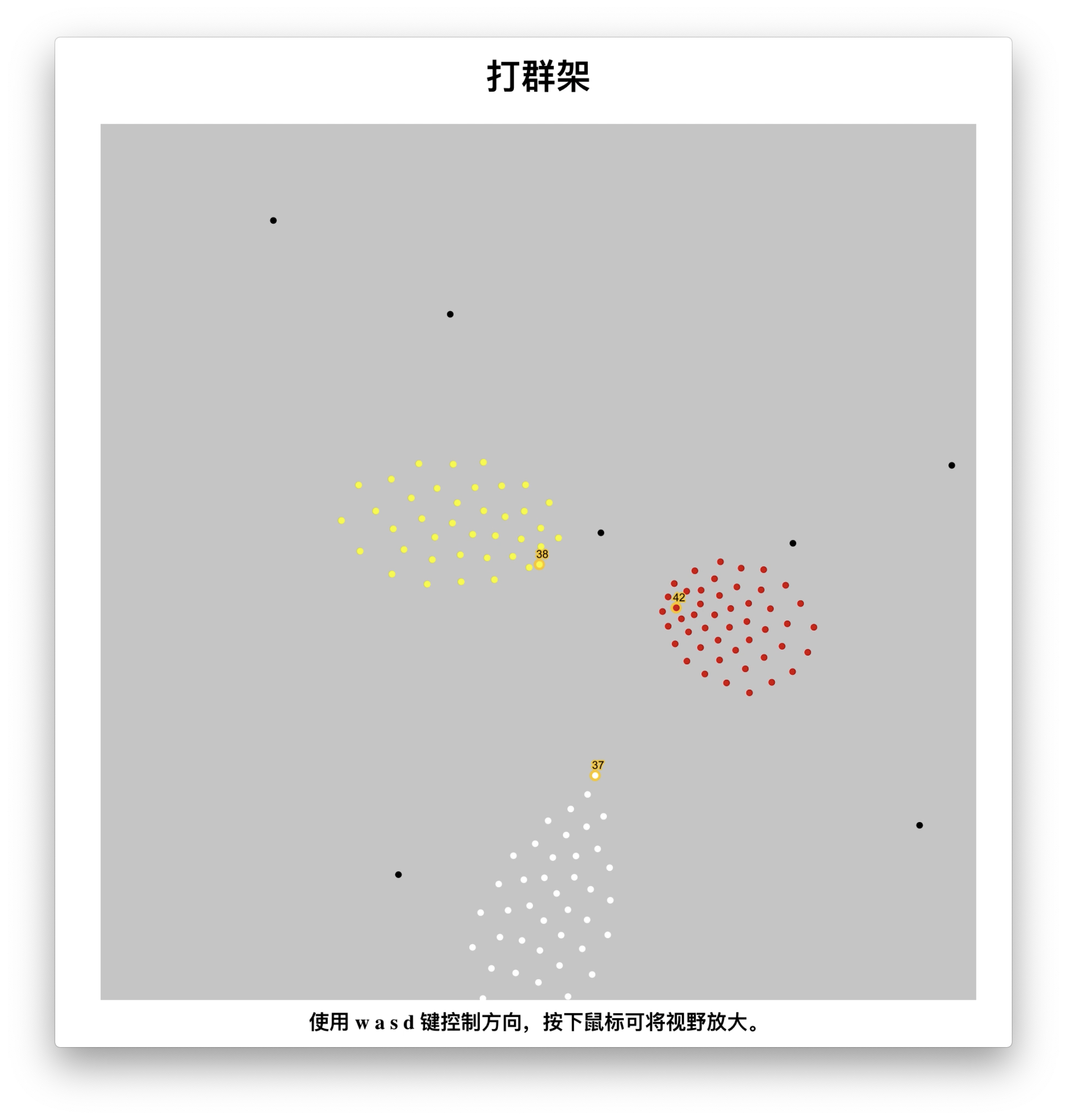 【互动媒体专题设计】《打群架》——模拟《拥挤城市》