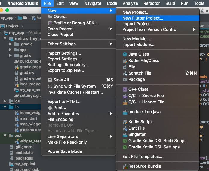 Android Studio New里面没有New Flutter Project_android studio 没有new flutter ...