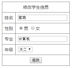 JavaWeb-简单学生信息管理系统的实现-Jsp+Servlet+MySql