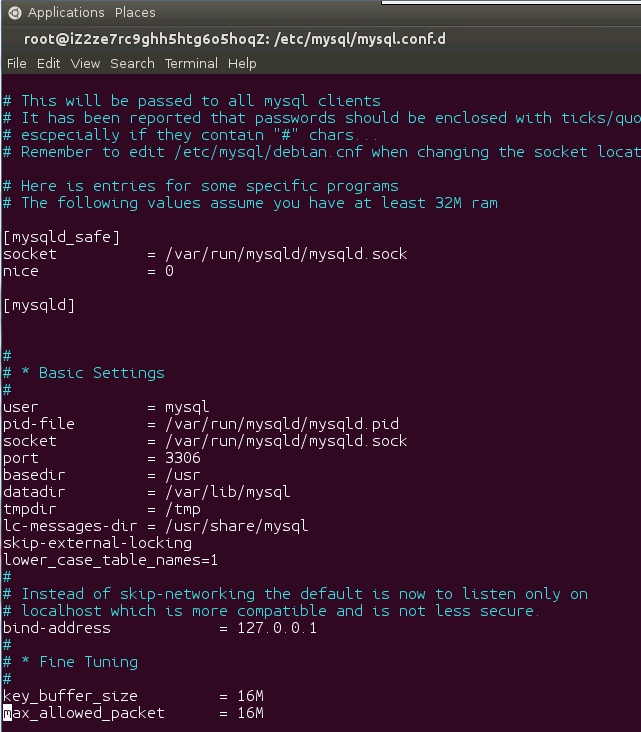 mysql5.5 大小写敏感 lower_case_table_names=1，安装网上教程却找不到my.cnf，配置完重启却还是不能够实现