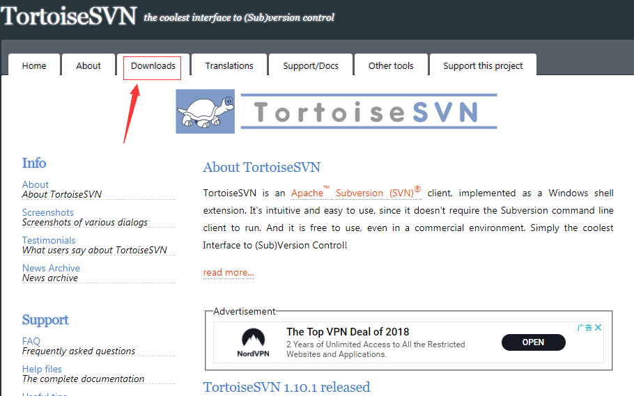 Windows上tortoisesvn客户端安装_tortoisesvg 官网-CSDN博客