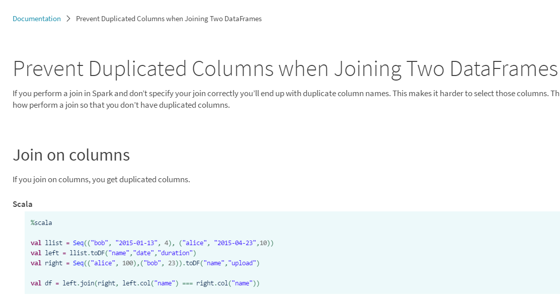 [spark] Exception org.apache.spark.sql.AnalysisException resolved