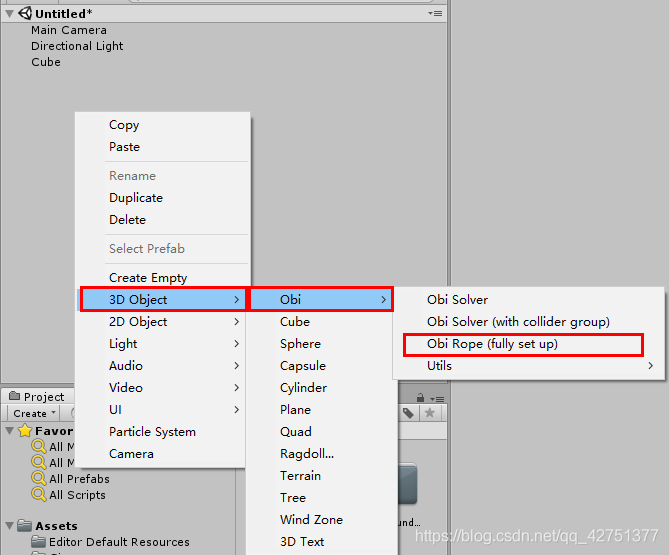 Unity Obi Rope Unity绳子插件Obi Rope下载与简单使用方法-CSDN博客