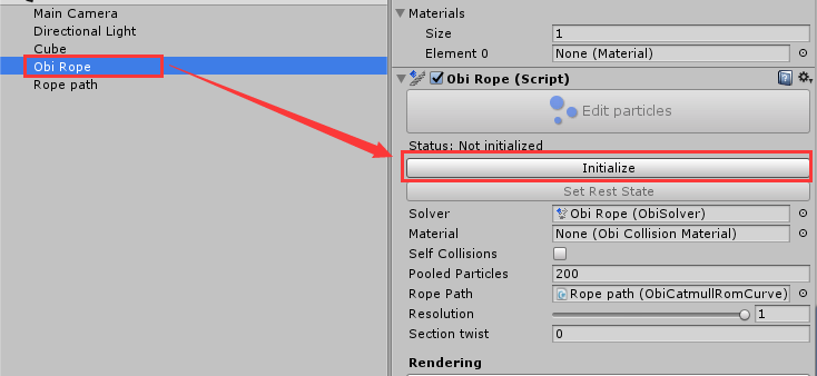 Unity绳子插件obi Rope下载与简单使用方法 超超 1号的博客 Csdn博客 Obi Rope