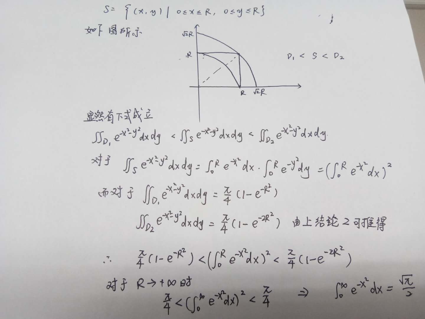 ∫e^(-x^2)dx怎么求 ？？用的是什么方法？？-CSDN博客