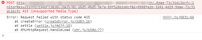 http 415 错误