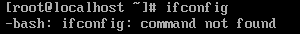 centos7 ifconfig command not found