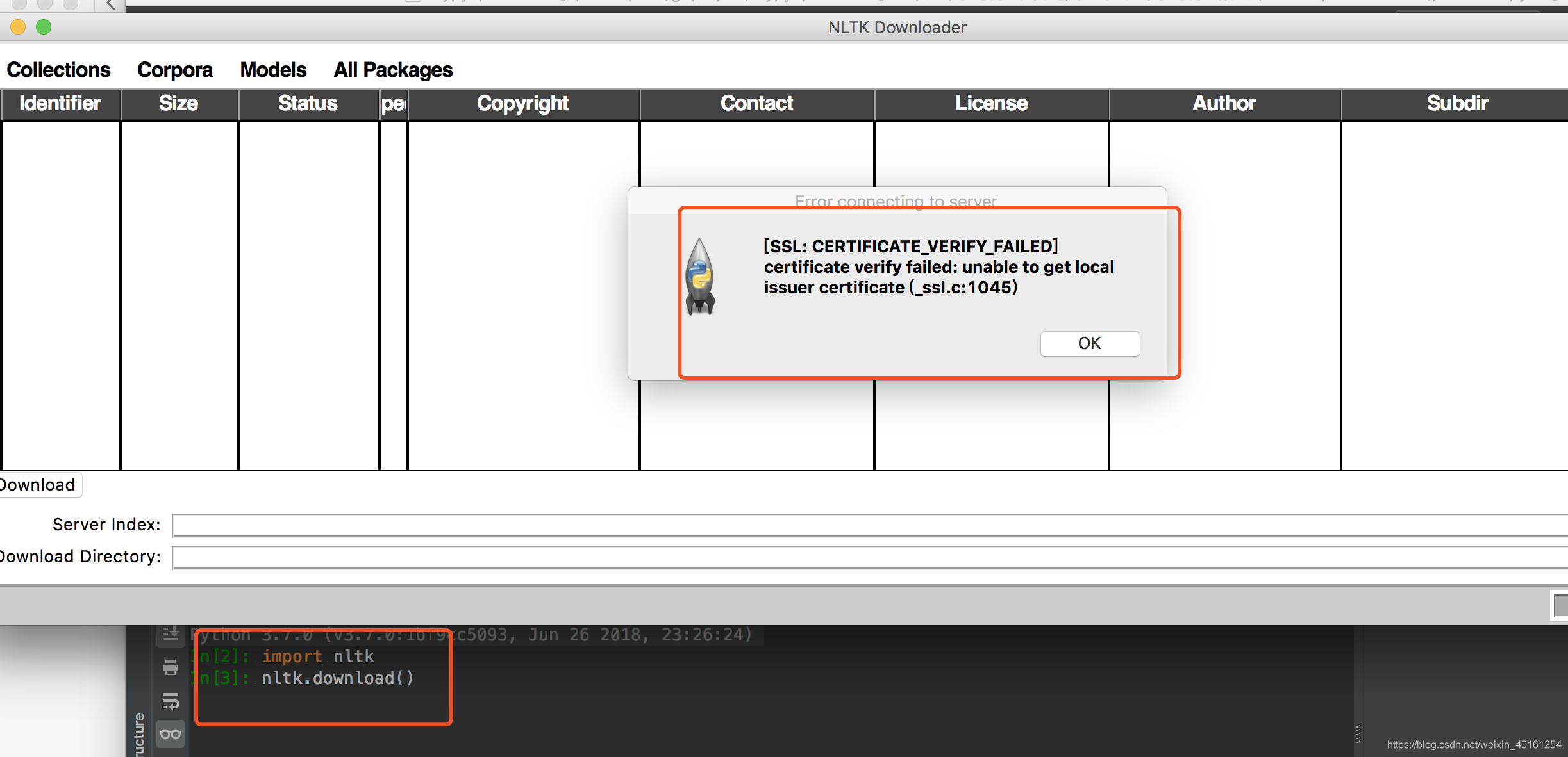 Ssl: Certificate_Verify_Failed] Certificate Verify Failed: Unable To Get  Local Issuer Certificate_Noone-Csdn的博客-Csdn博客