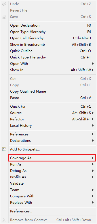 Eclipse中Coverage功能的使用说明_eclipse coverage-CSDN博客