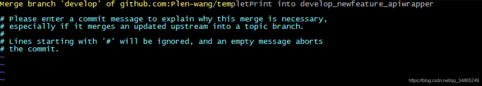 Merge commit message. It git merge. Merge in Command line. Style commit message.